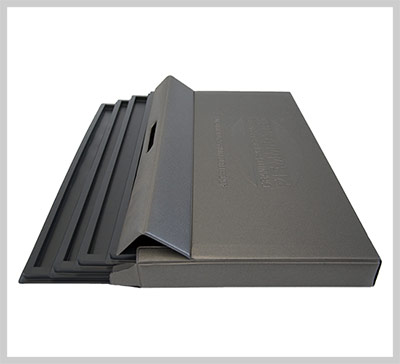 Folder in PVC con vassoi per piastrelle in ceramica o gres porcellanato